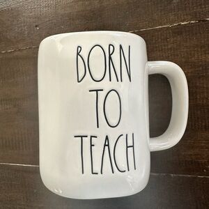 Rae Dunn Born to Teach Mug